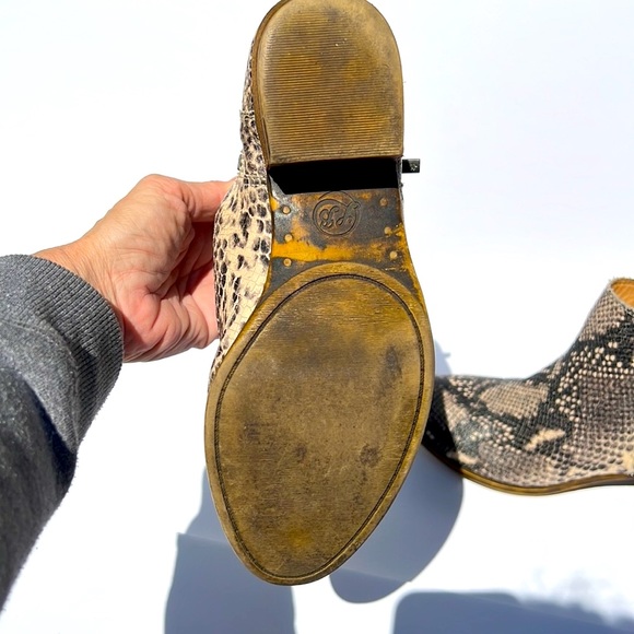Lucky Brand Snakeskin Breah Booties - Picture 7 of 10